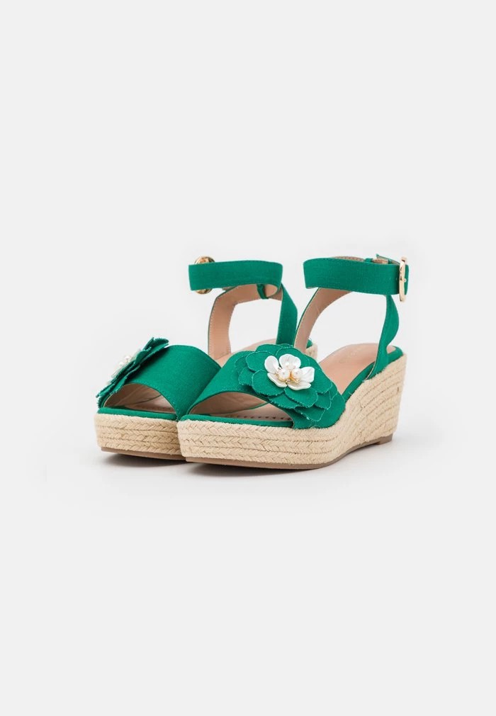 Sandale ANNA FIELD Anna Field Espadrilles Vert Femme | NQD-1566508